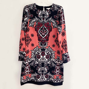 H&M Long Sleeve Patterned Dress
